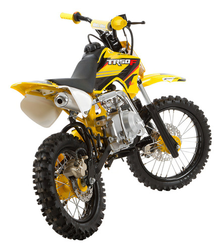 Mini Moto Pro Tork Tr50f Aro 10 X 10 Infantil Cross Trilha Cor Amarelo