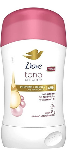 Desodorante Dove Dermo Aclarant Sking Calming Barra 45 Gr