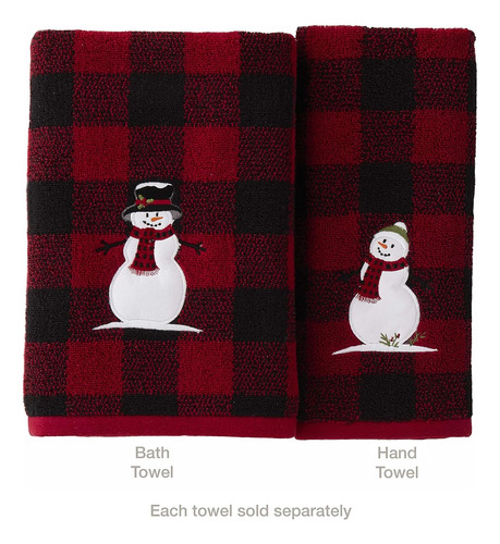 Juego De Toallas De Mano Diseño Muñeco De Nieve Navidad