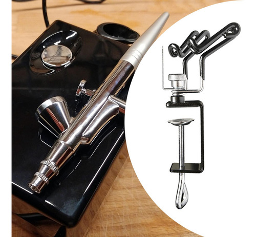 Soporte De Aerógrafo De Escritorio, Rejilla De