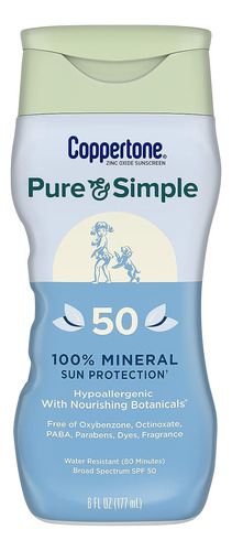Coppertone Protector Solar Mineral Spf 50 Water Resistant