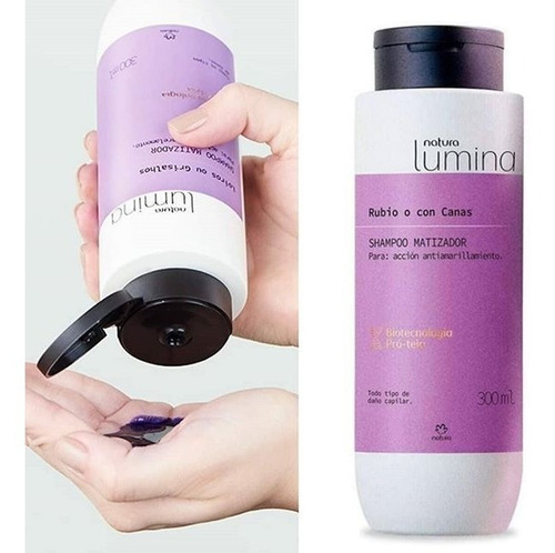 Shampoo Matizador - Lumina Natura - mL a $58