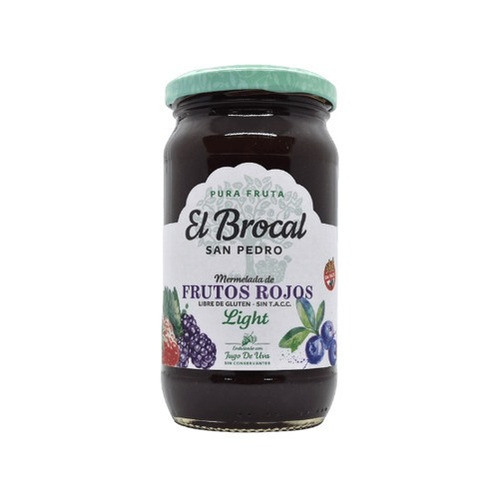 Mermelada De Frutos Rojos Light - El Brocal 400 Gr