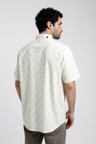 Camisa Manga Corta Hombre Palmeras Froens