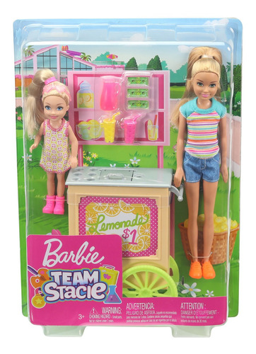 Muñeca Barbie Sister Stacie Chelsea Con Accesorios Hermanas