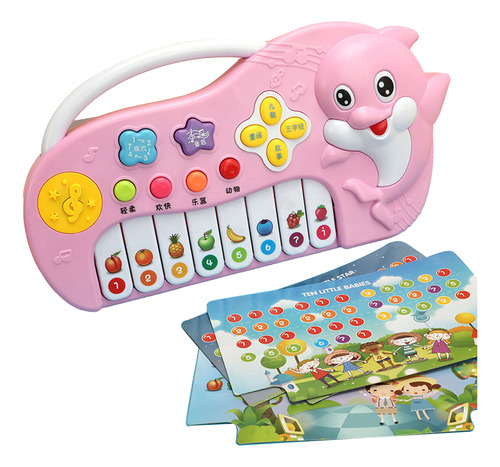 Piano De Juguete Para Niños Pequeños, Patrón De Animales Beb