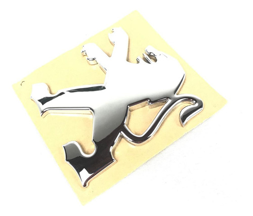 Emblema Cromado Leão Tampa Traseira Peugeot Hoggar Original