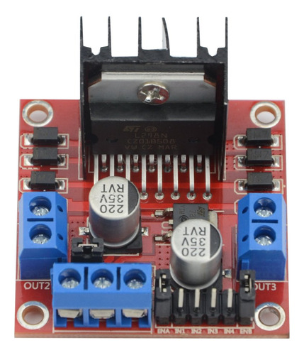 Módulo De Placa Controladora De Motor L298n (5 Unidade...