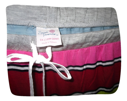 Pantalon Pijama Franjas Colores 2x (42/44) Secret Treasures