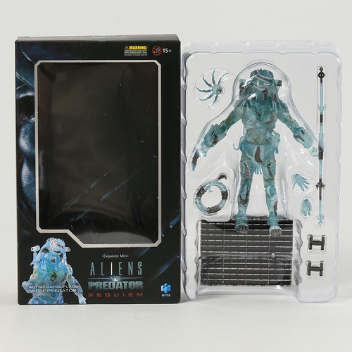 Avp Figures 1/18 Scale Active Camouflage Wolf Predator Exc