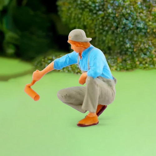 Figuras En Miniatura De Pintor A Escala 1:64, Escena