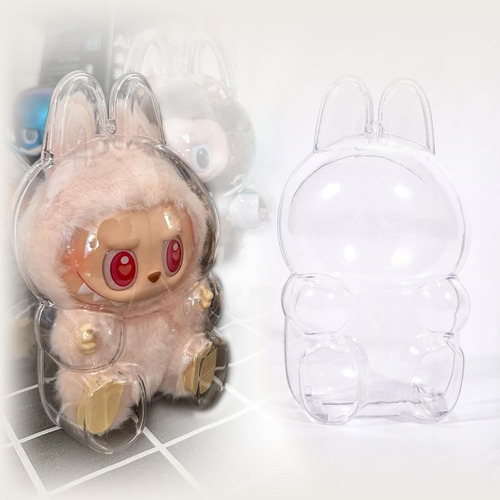 Funda Protectora Transparente Acrilico Labubu Have A Seat
