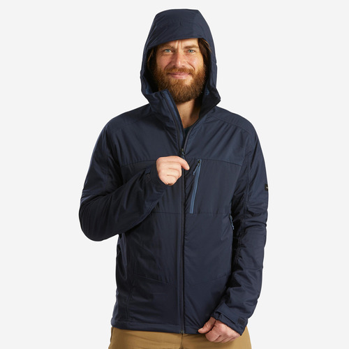 Sudadera Rompevientos Trek900 Hombre Azul Marino Forclaz