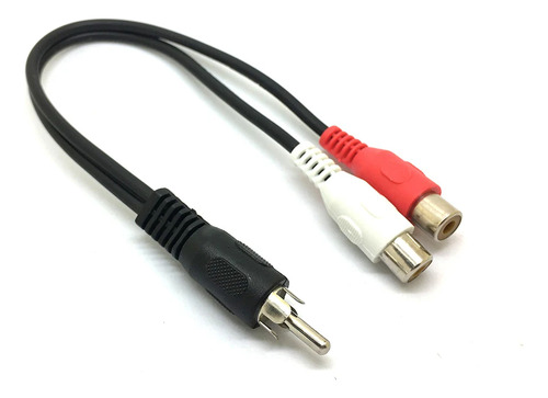 1 Rca Macho A 2 Rca Hembra Divisor De Audio Estéreo #51
