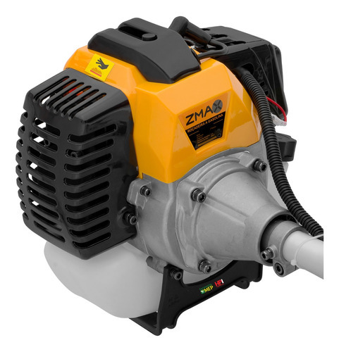 Máquina De Corta Grama Roçadeira Gasolina 52cc 2,1hp 2t Zr5