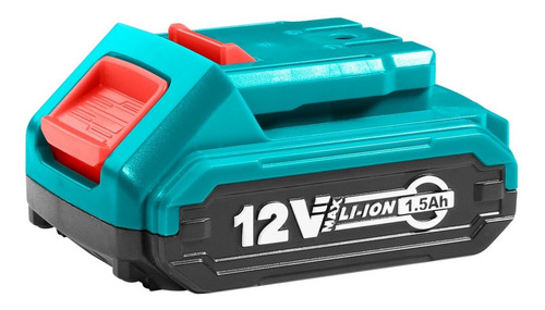 Taladro Atornillador Inalámbrico 12v Total 600 Rpm + Bateri Color Turquesa Frecuencia 50 Hz/60 Hz