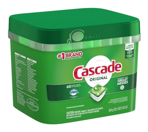 Cascade Original Actionpac Detergente Lavavajillas X60 u