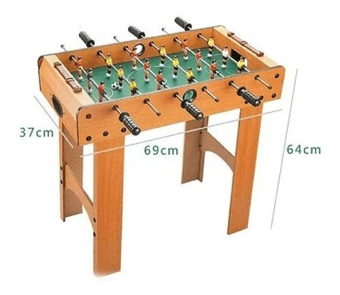 Imagen 2 de 2 de Taca Taca 9 Jugadores Futbol Por Lado - Kidscool