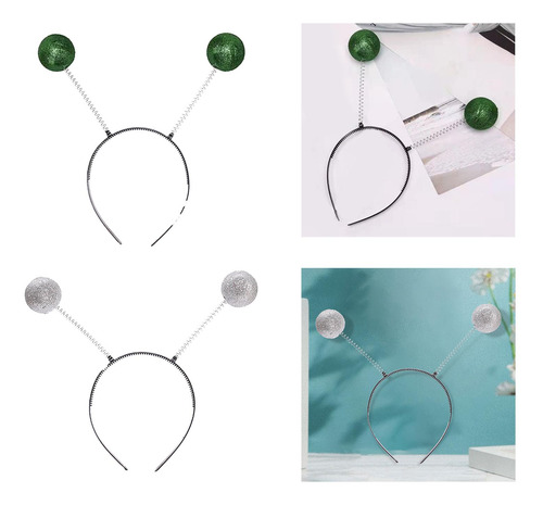 2x Novedad Alien Headbands Headwear Desfiles Performance
