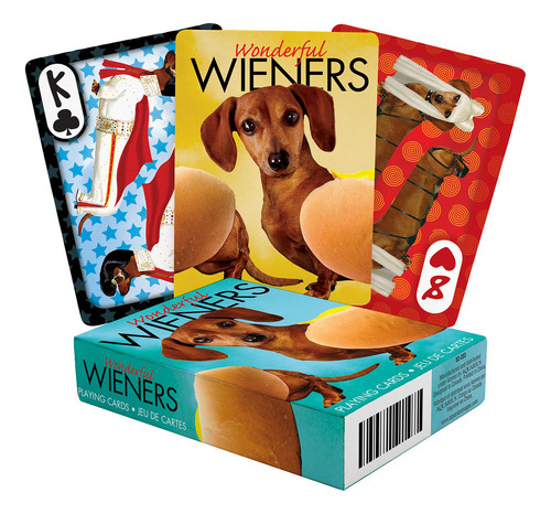 Cartas De Juego Temáticas De Perro Weiner Tamaño Póker