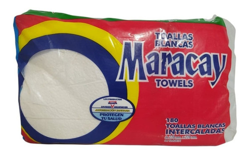 Toalla Intercalada Blanca Maracay 1x8x180 Hojas