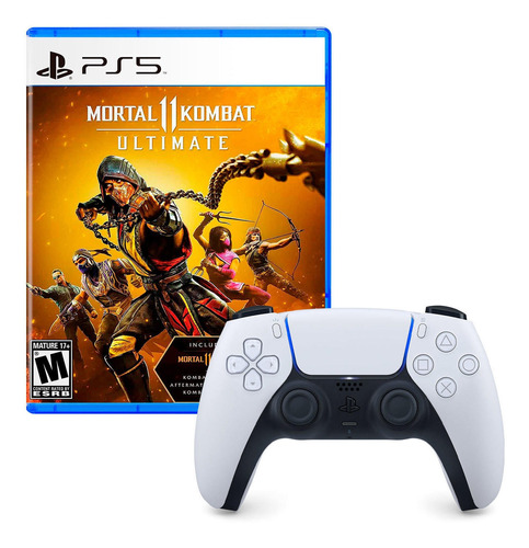 Mando Ps5 Dualsense + Mortal Kombat 11 Ultimate