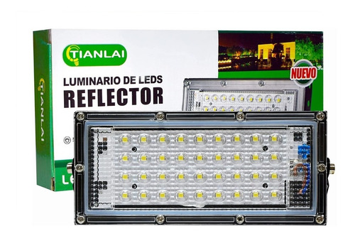 Reflector Led 20w Slim Potente Iluminación Exterior 200w