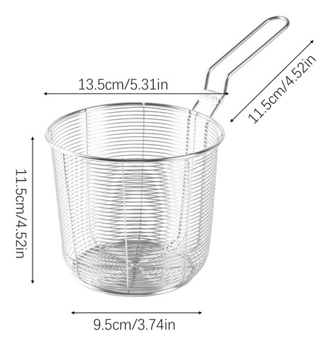Cesta Para Freír De Acero Inoxidable Cesta Para Freír De Ace