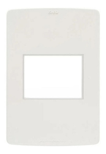 Imagen 1 de 3 de Llave De Luz Sica - Tapa Para 2 Módulos - Teclas Blancas R