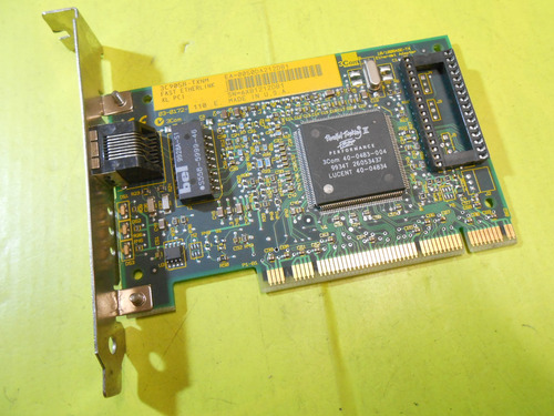 Placa De De Red 3com 3c905b-tx-nm 10/100mbps Rj45 - Retro (Usado)