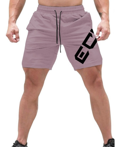 Short Ejercicio Correr Gym Slim Fit Elastico Moda Echt M Est