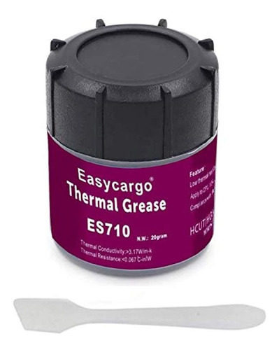 Easycargo 20gr Silver Thermal Paste Kit, Grasa Termica Cond