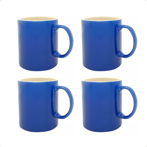 Taza Ceramica Corona Jarro Mug Apta Microondas 310ml Colores Color Amarillo