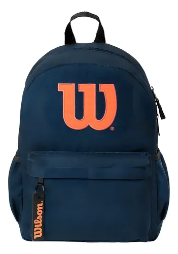 Mochila urbana Wilson azul oscuro diseño liso 35L