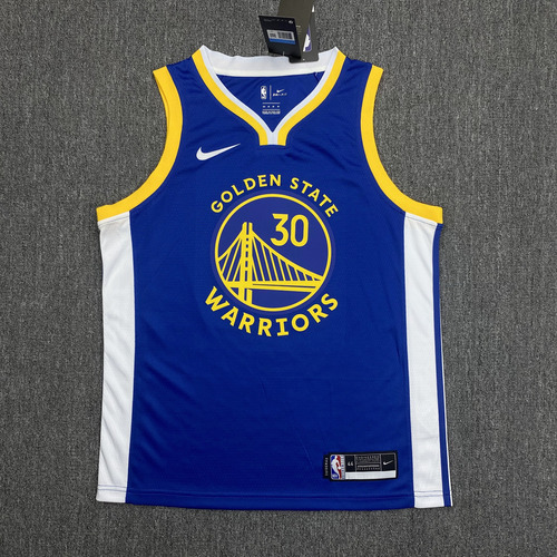 Jersey Stephen Curry Golden State Warriors Azul Size Xl