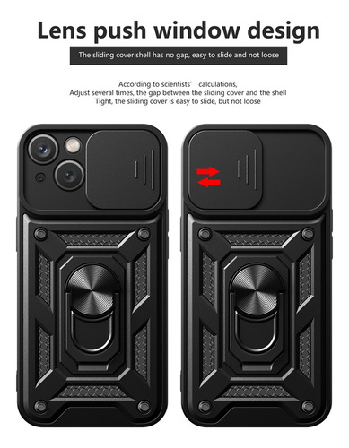 Funda De Cámara Deslizante Para Huawei Y8s, Soporte Deslizante, A Prueba De Golpes