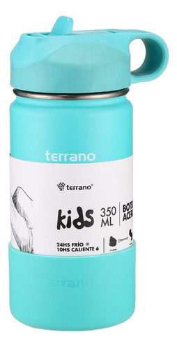 Botella Térmica Terrano Kids 350ml Turquesa