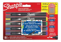 Comprar Marcadores Creativos Acrilico Sharpie Efecto Pintura 5 Pzas