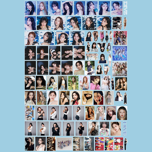 Twice-dive Album-55 Tarjetas Lomo Pequeñas+94 Pegatinas