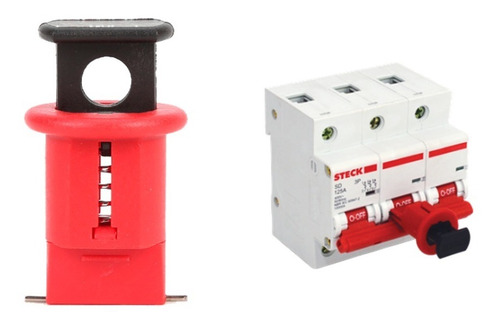 Imagem 1 de 6 de Bloqueio Disjuntor Din Pow -nr10 - Loto - Lockout Tagout