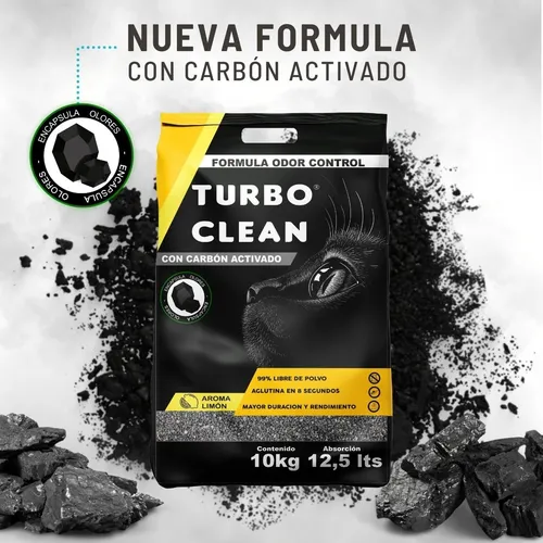 Arena Sanitaria Aglutinante Turbo Clean 10kg