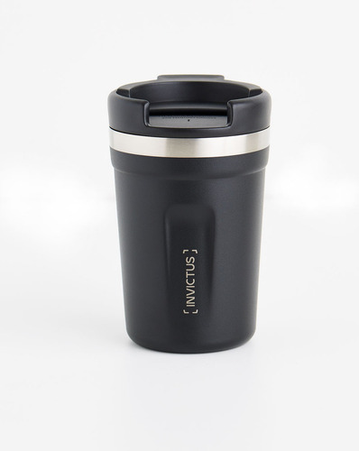 Copo Térmico Essential Com Tampa Invictus 350mL - Preto