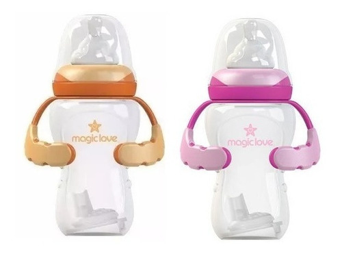 Imagen 3 de 4 de Tetero Y Vaso Entrenamiento, 3 Etapas Magic Love 9 Oz