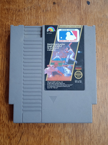 Major League Baseball Nes Nintendo Americano