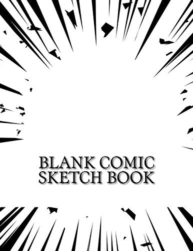 Libro De Bocetos Comicos En Blanco Libro De Dibujos Animados