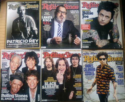 Revista Stone Especial Patricio Rey Impecable