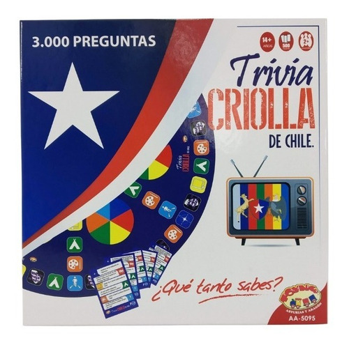 Imagen 3 de 3 de Trivia 3000 Preguntas Sobre Chile / Juego De Mesa