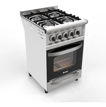 Comprar Cocina Industrial Fornax 4 Hornallas 55cm. Parrilla Grill Color Gris Tipo de conexión Multigas