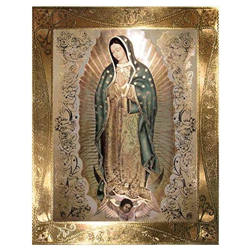 Retrato Del Cuerpo De Nuestra Señora De Guadalupe Bord...