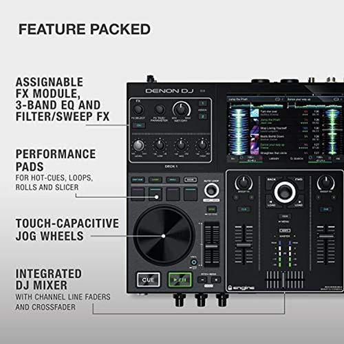 Imagen 5 de 6 de Denon Dj Prime Go Portátil 2 Canales Enlace Wifi Táctil